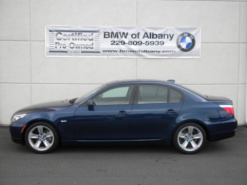 Monaco Blue Metallic BMW 5 Series 528i Sedan.  Click to enlarge.