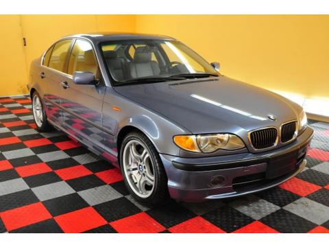 Steel Blue Metallic BMW 3 Series 330i Sedan.  Click to enlarge.