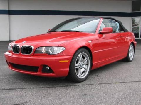 Imola Red BMW 3 Series 330i Convertible.  Click to enlarge.