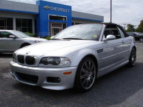 Titanium Silver Metallic BMW M3 Convertible.  Click to enlarge.