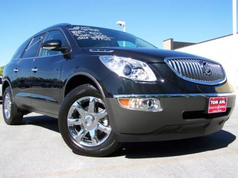 Carbon Black Metallic Buick Enclave CXL.  Click to enlarge.