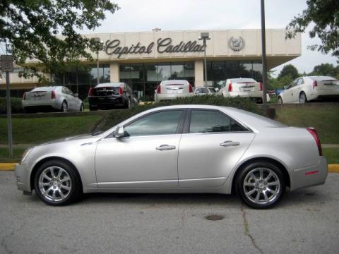 Light Platinum Cadillac CTS Sedan.  Click to enlarge.