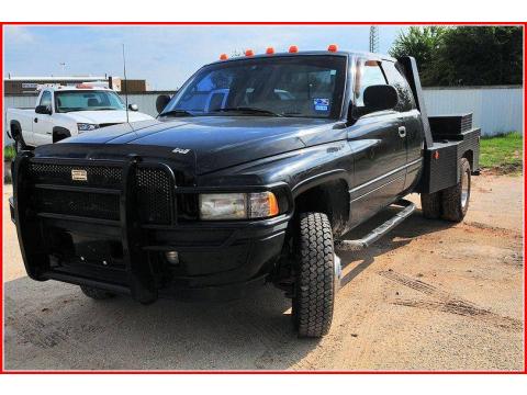 Black Dodge Ram 3500 Laramie SLT Extended Cab 4x4.  Click to enlarge.