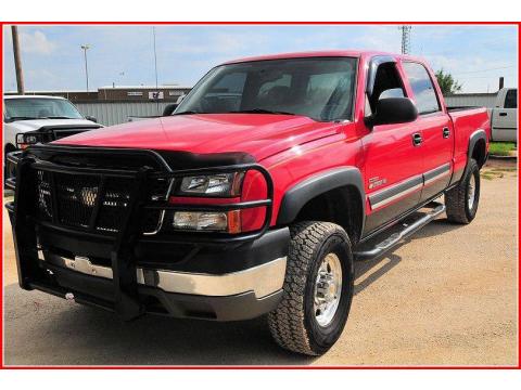 Victory Red Chevrolet Silverado 2500HD LS Crew Cab 4x4.  Click to enlarge.