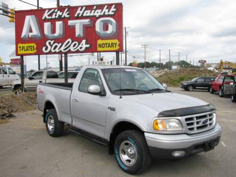 Silver Metallic Ford F150 XL Regular Cab 4x4.  Click to enlarge.