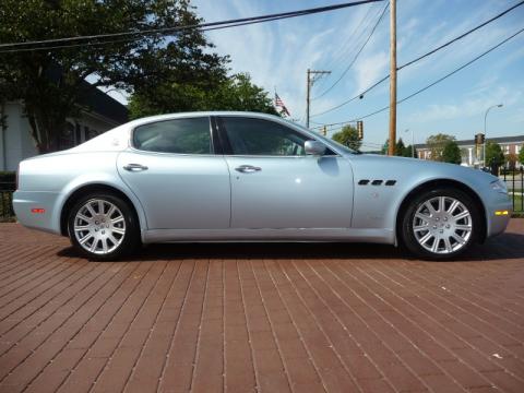 Argento Luna (Light Blue) Maserati Quattroporte .  Click to enlarge.