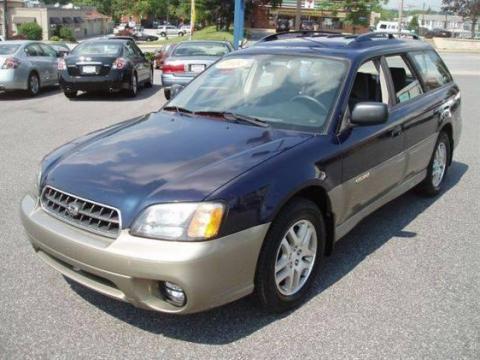 Mystic Blue Pearl Subaru Outback Wagon.  Click to enlarge.