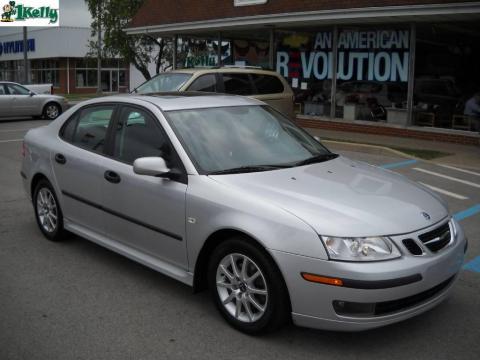 Silver Metallic Saab 9-3 Arc Sport Sedan.  Click to enlarge.