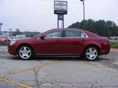 Red Jewel Tintcoat Chevrolet Malibu LT Sedan.  Click to enlarge.