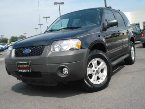 Black Ford Escape XLT.  Click to enlarge.