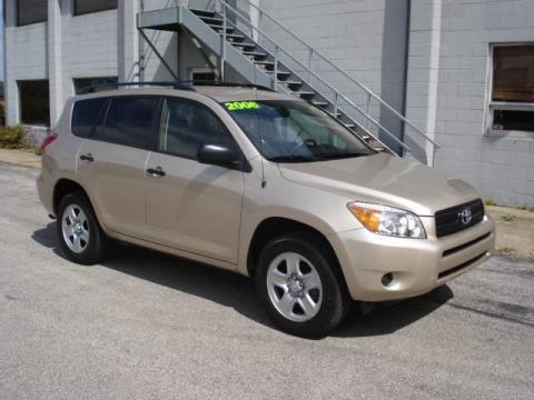 Beige Metallic Toyota RAV4 .  Click to enlarge.