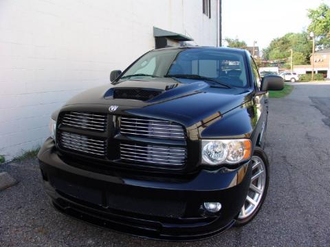 Black Dodge Ram 1500 SRT-10 Regular Cab.  Click to enlarge.