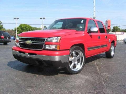 Victory Red Chevrolet Silverado 1500 LS Crew Cab.  Click to enlarge.