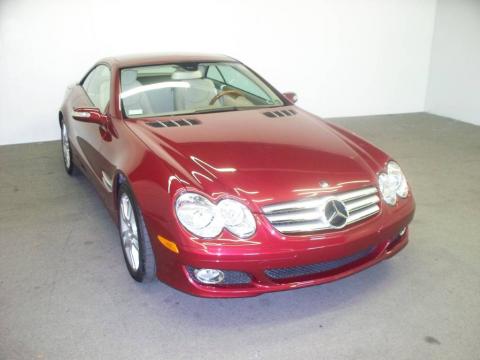 Mars Red Mercedes-Benz SL 550 Roadster.  Click to enlarge.