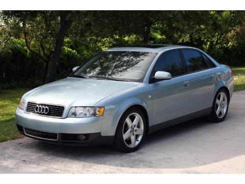 Crystal Blue Metallic Audi A4 1.8T Sedan.  Click to enlarge.