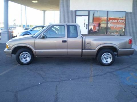 Light Autumnwood Metallic Chevrolet S10 LS Extended Cab.  Click to enlarge.