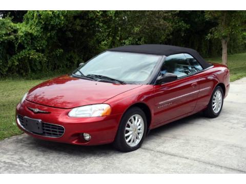 Inferno Red Tinted Pearlcoat Chrysler Sebring LXi Convertible.  Click to enlarge.