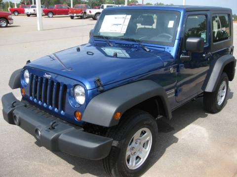 Deep Water Blue Pearl Jeep Wrangler Sport 4x4. Click to enlarge. Deep Water Blue Pearl Jeep Wrangler Sport 4x4. Click to enlarge.