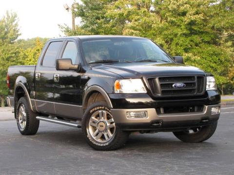 Black Ford F150 Lariat SuperCrew 4x4.  Click to enlarge.