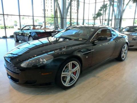 Jet Black Aston Martin DB9 Coupe.  Click to enlarge.