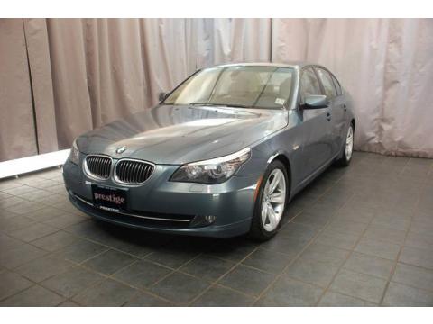 Neptune Blue Metallic BMW 5 Series 528i Sedan.  Click to enlarge.