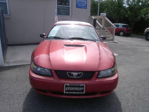 Laser Red Metallic Ford Mustang GT Convertible.  Click to enlarge.