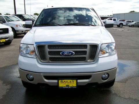 Oxford White Ford F350 Super Duty King Ranch Crew Cab 4x4.  Click to enlarge.