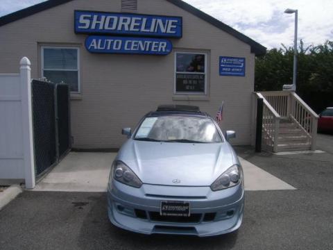 Sky Blue Hyundai Tiburon GS.  Click to enlarge.