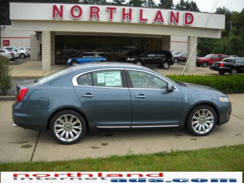 Steel Blue Metallic Lincoln MKS EcoBoost AWD.  Click to enlarge.