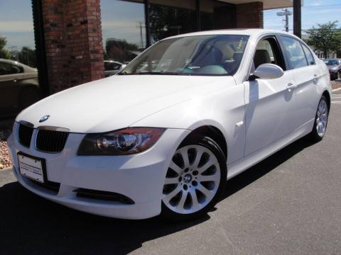 Alpine White BMW 3 Series 330i Sedan.  Click to enlarge.