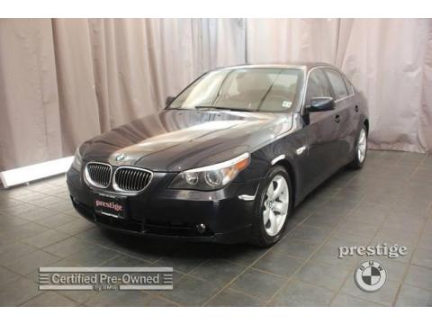 Monaco Blue Metallic BMW 5 Series 525i Sedan.  Click to enlarge.