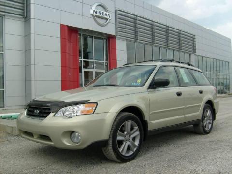Champagne Gold Opal Subaru Outback 2.5i Wagon.  Click to enlarge.