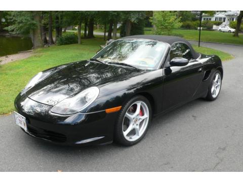 Black Porsche Boxster S.  Click to enlarge.