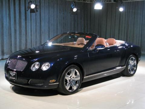 Dark Sapphire Bentley Continental GTC .  Click to enlarge.
