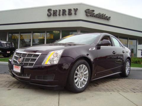 Black Cherry Cadillac CTS 4 3.0 AWD Sedan.  Click to enlarge.