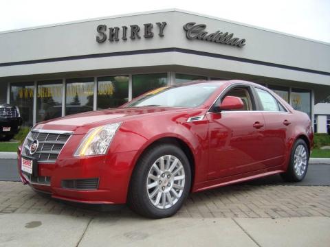 Crystal Red Tintcoat Cadillac CTS 4 3.0 AWD Sedan.  Click to enlarge.
