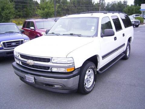 Summit White Chevrolet Suburban 1500 LT 4x4.  Click to enlarge.