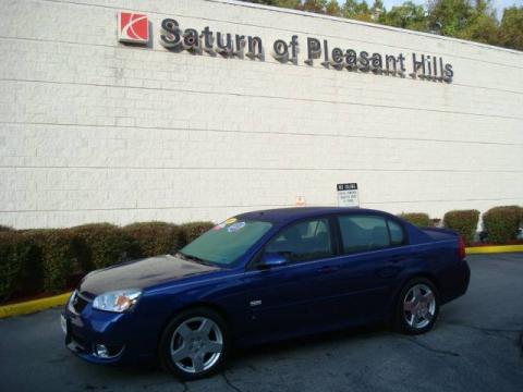 Laser Blue Metallic Chevrolet Malibu SS Sedan.  Click to enlarge.