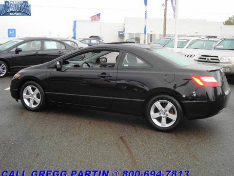 Nighthawk Black Pearl Honda Civic EX Coupe.  Click to enlarge.