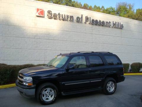 Dark Blue Metallic Chevrolet Tahoe LT 4x4.  Click to enlarge.