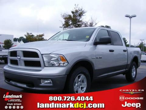 Bright Silver Metallic Dodge Ram 1500 TRX Crew Cab.  Click to enlarge.