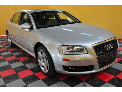 Light Silver Metallic Audi A8 4.2 quattro.  Click to enlarge.