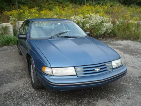 Light Sapphire Blue Metallic Chevrolet Lumina Coupe.  Click to enlarge.