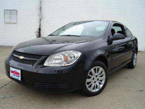 Black Chevrolet Cobalt LT Coupe.  Click to enlarge.