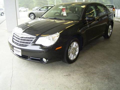 Brilliant Black Crystal Pearl Chrysler Sebring Touring Sedan.  Click to enlarge.