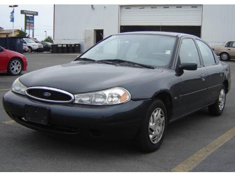 Dark Green Satin Metallic Ford Contour SE.  Click to enlarge.