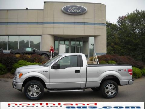 ford f150 stx cab regular 4x4 dealerrevs v6 anyone ingot silver f517
