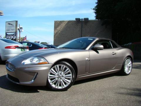 Vapour Grey Metallic Jaguar XK XK Convertible.  Click to enlarge.