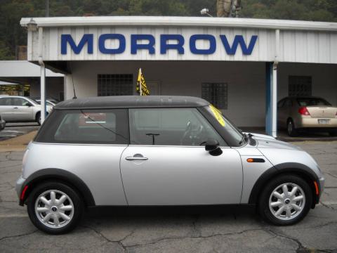 Pure Silver Metallic Mini Cooper Hardtop.  Click to enlarge.