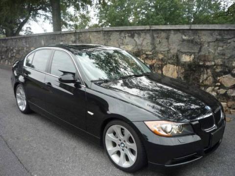 Black Sapphire Metallic BMW 3 Series 330i Sedan.  Click to enlarge.